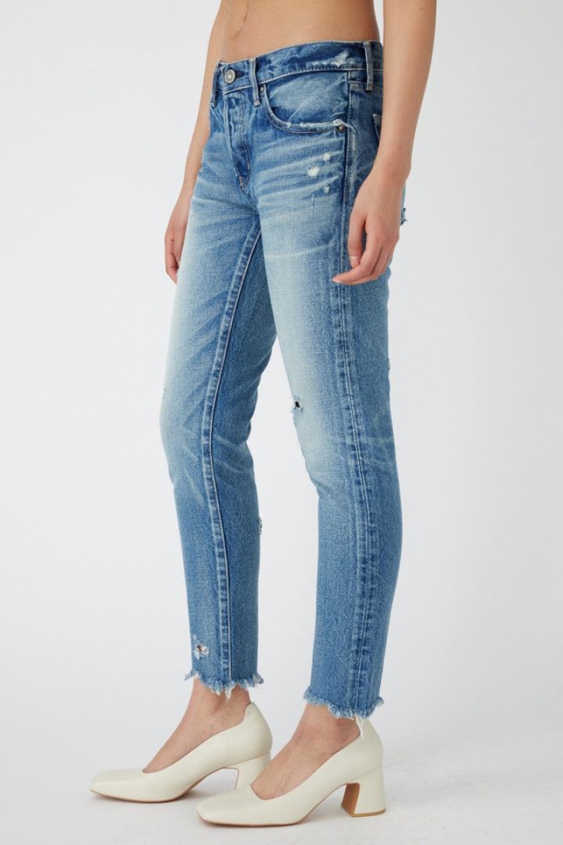 Dámské Džíny Moussy Vintage Ridgeway Tapered Blankyt | JMR4249AH