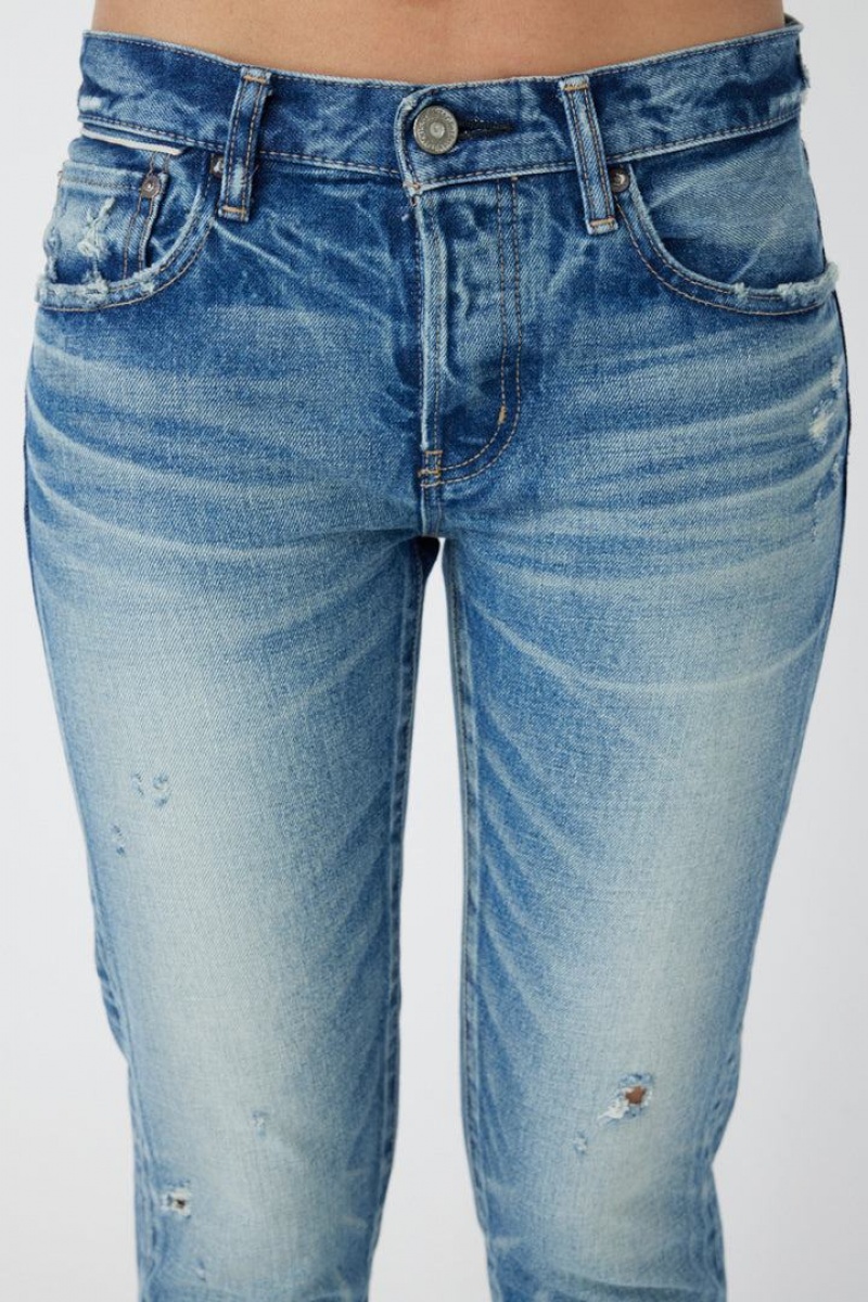 Dámské Džíny Moussy Vintage Ridgeway Tapered Blankyt | JMR4249AH