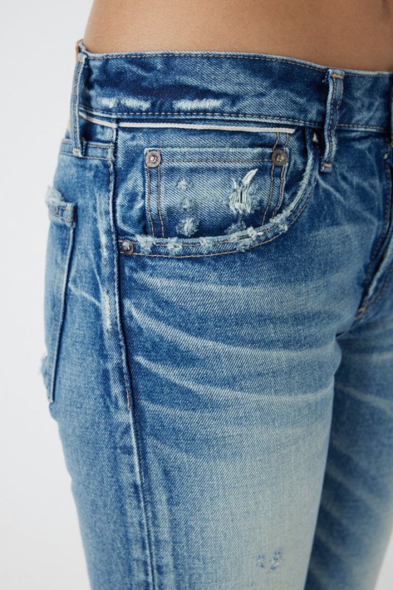 Dámské Džíny Moussy Vintage Ridgeway Tapered Blankyt | JMR4249AH
