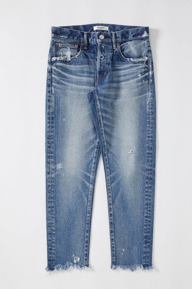 Dámské Džíny Moussy Vintage Ridgeway Tapered Blankyt | JMR4249AH