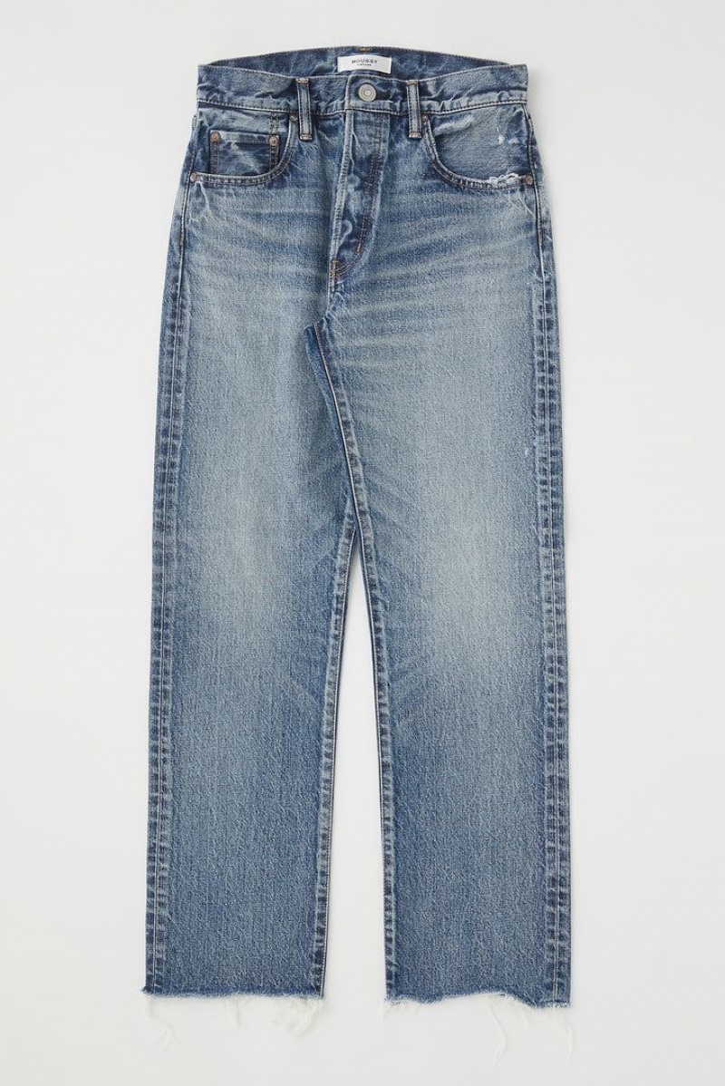 Dámské Džíny Moussy Vintage Sawdust Rovný Blankyt | AQL2986UF