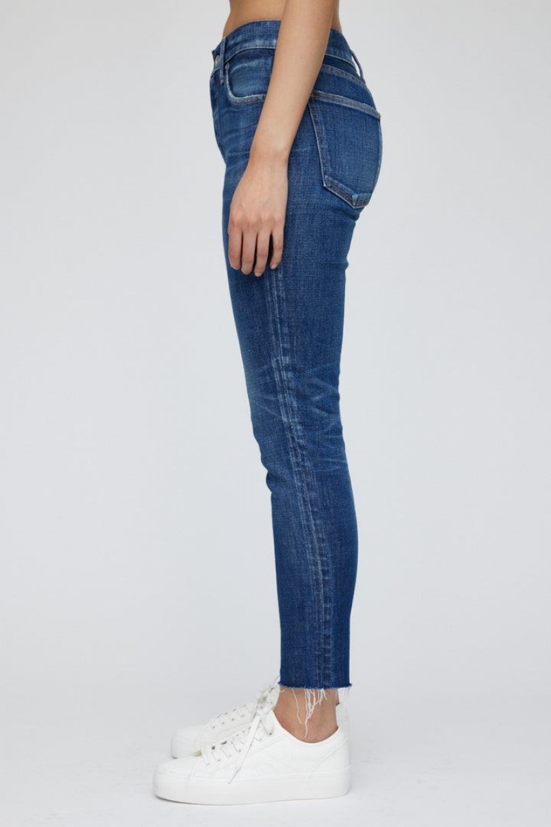 Dámské Džíny Moussy Vintage Sonyea Hubená-high Rise Blankyt | MFY551OA