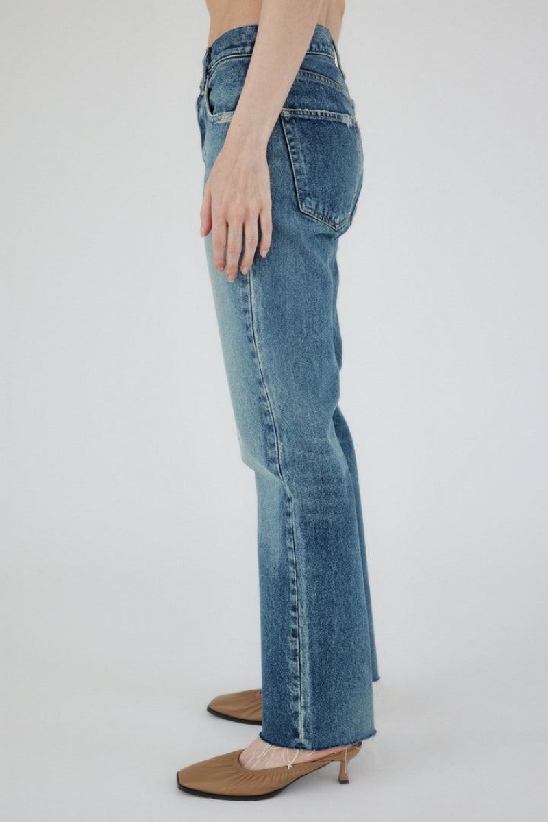 Dámské Džíny Moussy Vintage Sundown Rovný Blankyt | OGU8121ON