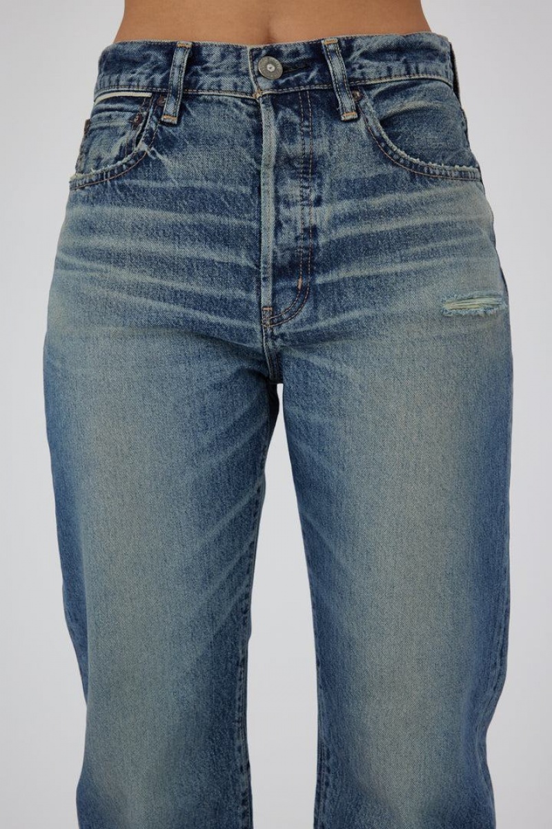 Dámské Džíny Moussy Vintage Torrey Remake Flare Blankyt | JEL8523WX