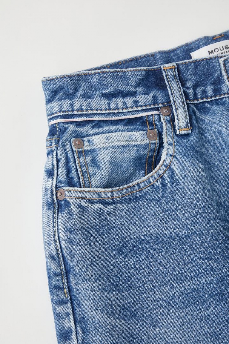 Dámské Džíny Moussy Vintage Trenton Široké Rovný Světle Blankyt | JRX5460NQ