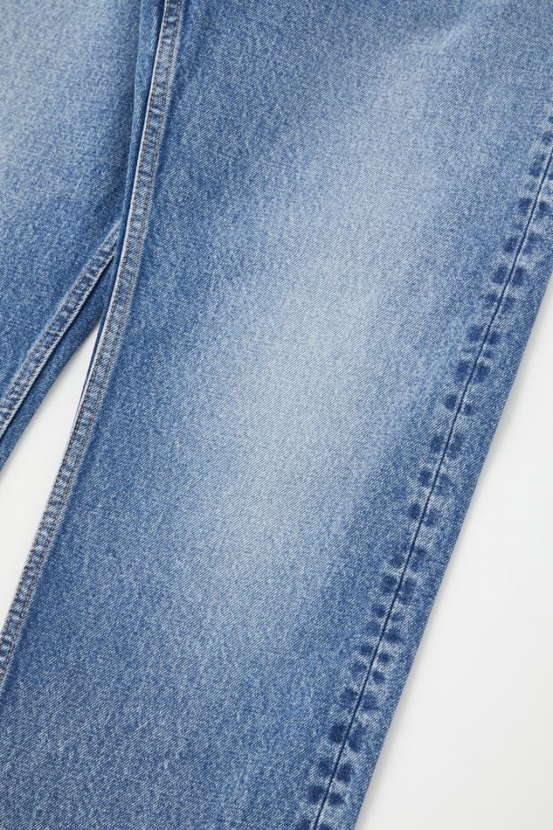 Dámské Džíny Moussy Vintage Trenton Široké Rovný Světle Blankyt | JRX5460NQ