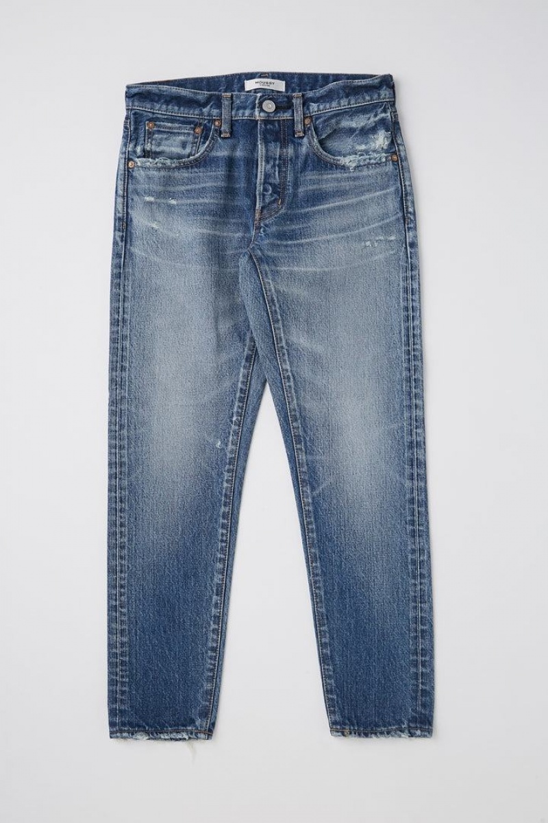 Dámské Džíny Moussy Vintage Vienna Tapered Blankyt | RRB9136PK