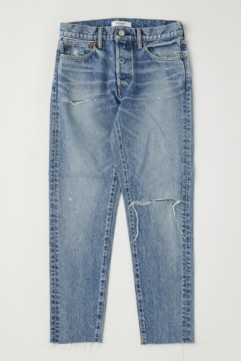 Dámské Džíny Moussy Vintage Wanakah Tapered-mid Světle Blankyt | ZHK2955DC