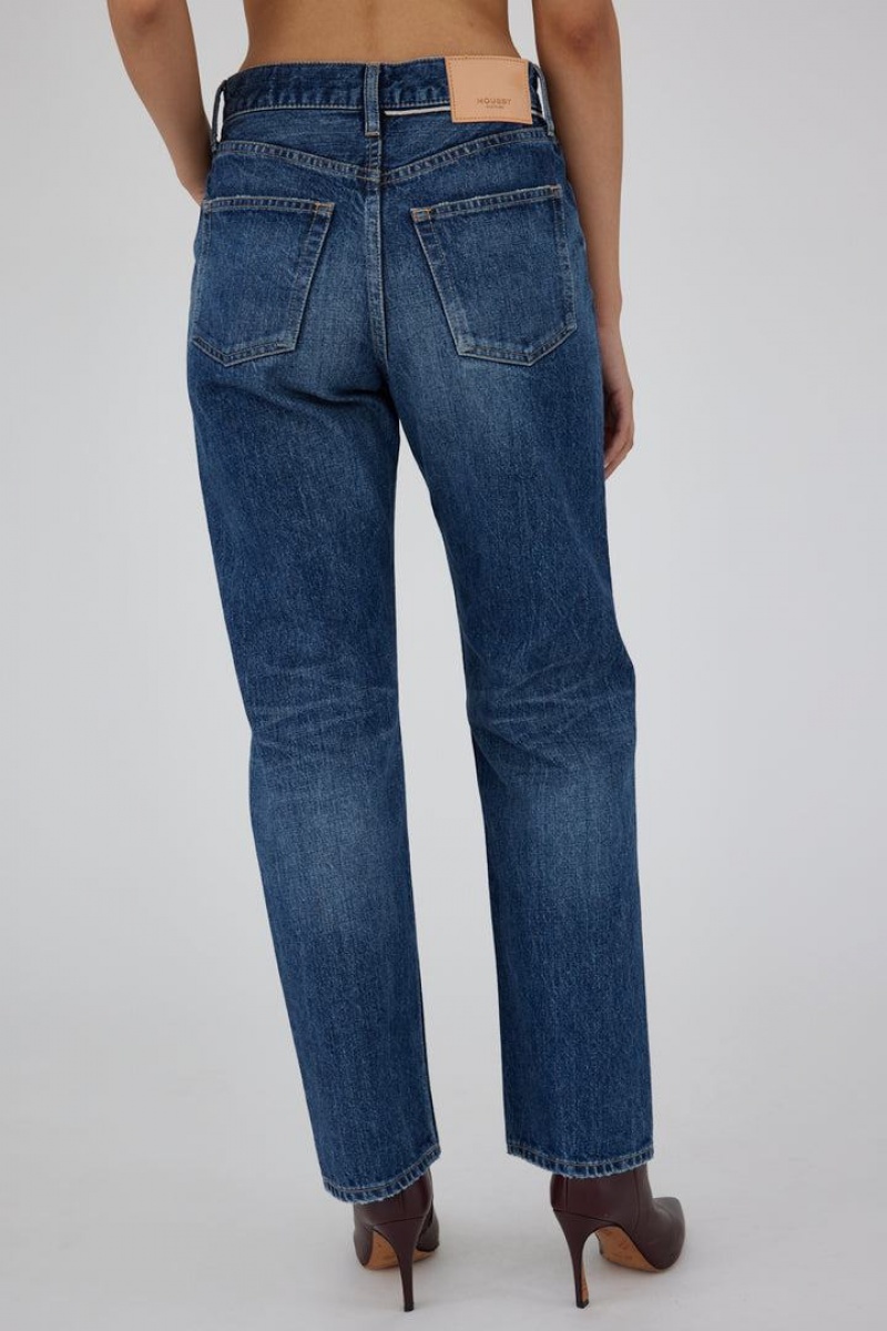 Dámské Džíny Moussy Vintage Widtsoe Široké Rovný Blankyt | NIW1161TM