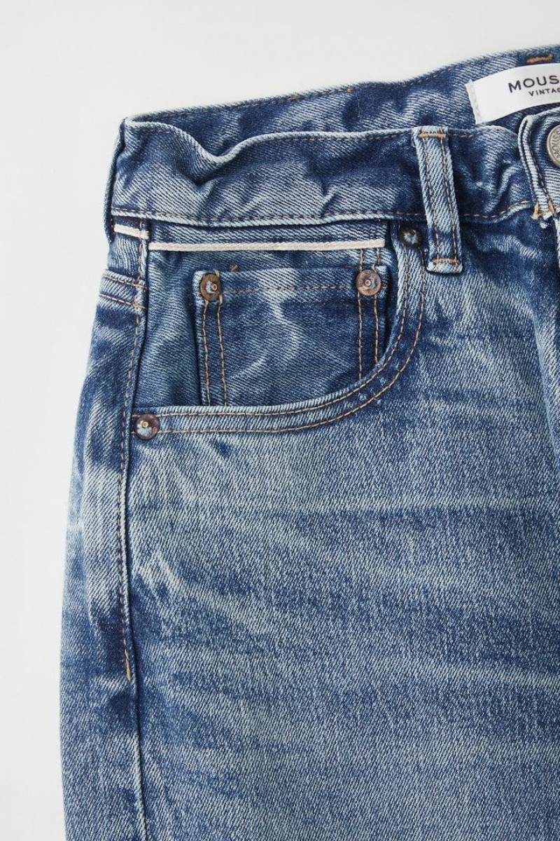 Dámské Džíny Moussy Vintage Woodhaven Široké Rovný Blankyt | VWX2599WF