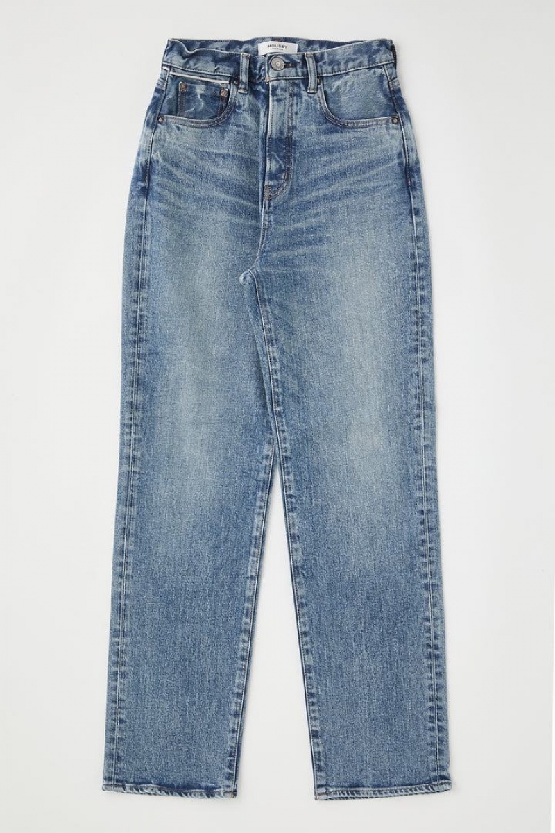 Dámské Džíny Moussy Vintage Woodhaven Široké Rovný Blankyt | VWX2599WF