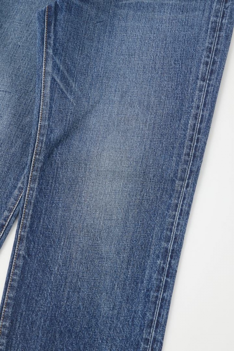 Dámské Džíny Moussy Vintage Wyan Široké Rovný Tmavě Blankyt | SJA9264WS