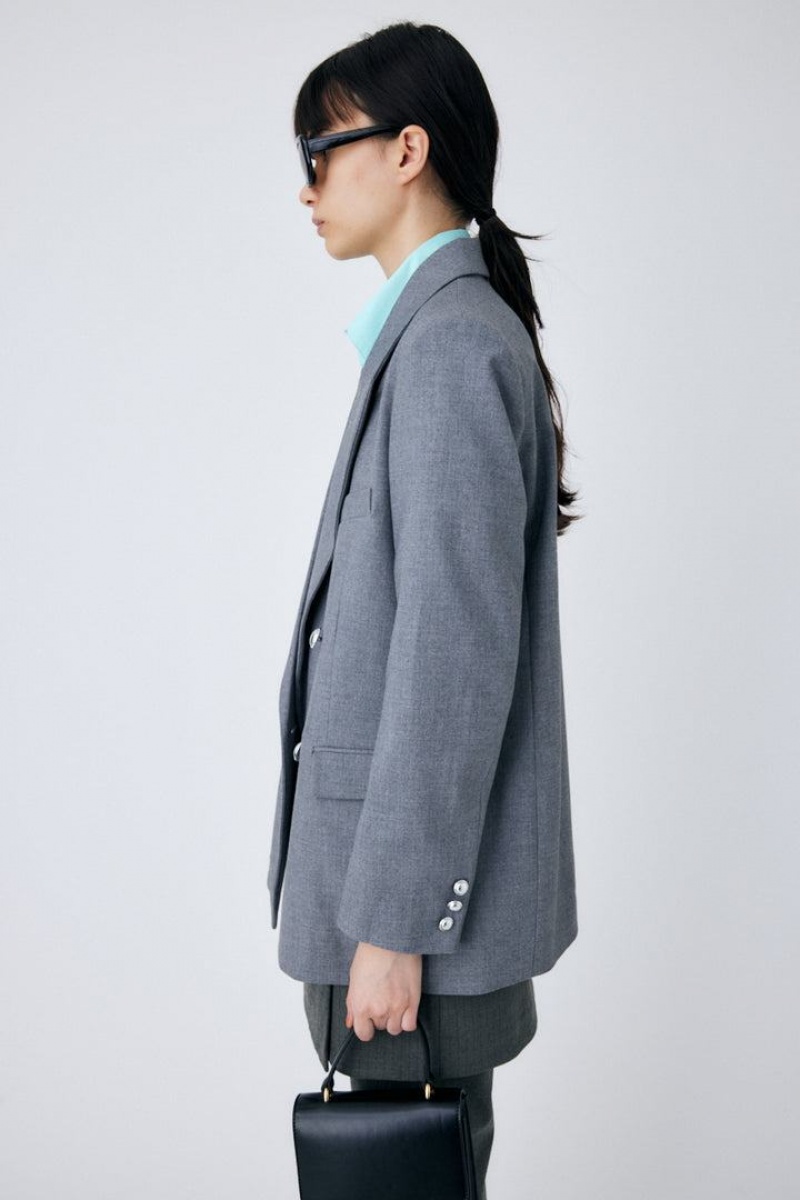 Dámské Kabáty Moussy Double Blazers Šedé | FWW3050OF
