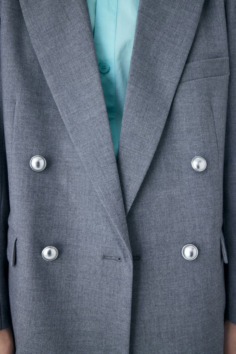 Dámské Kabáty Moussy Double Blazers Šedé | FWW3050OF
