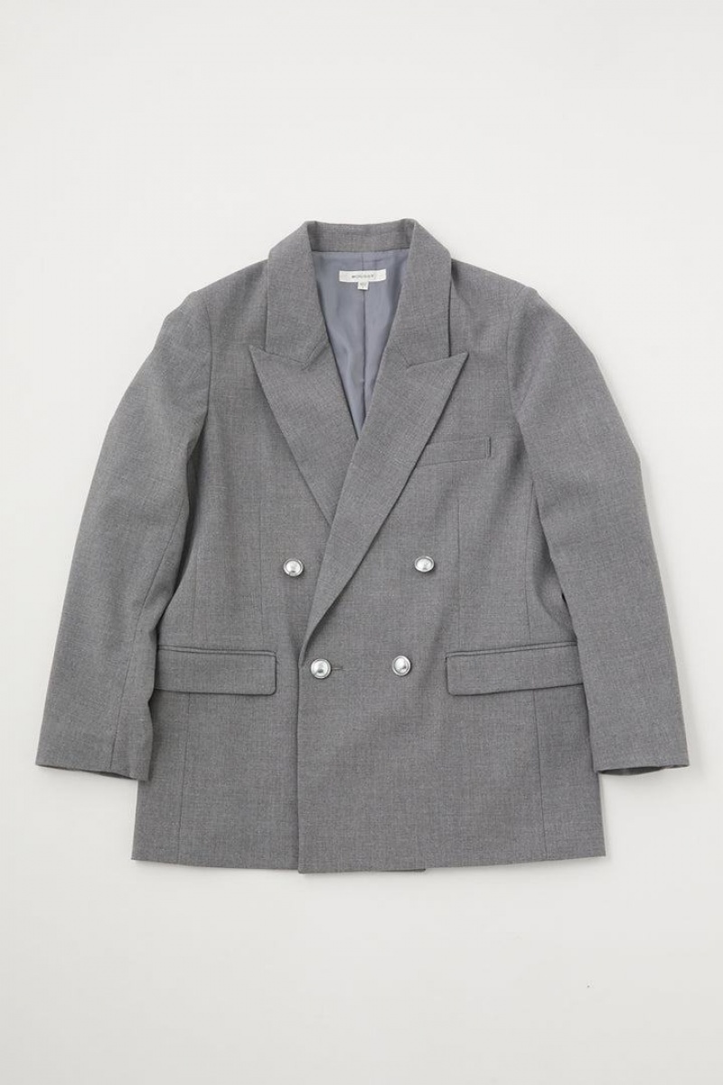 Dámské Kabáty Moussy Double Blazers Šedé | FWW3050OF