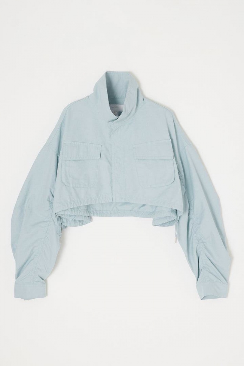 Dámské Kabáty Moussy Utility Bolero Světle Blankyt | SWP5618AM