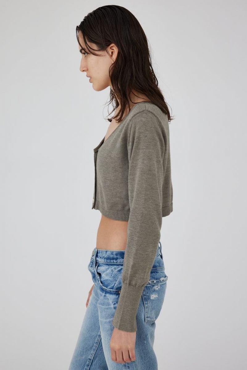 Dámské Kardigan Moussy Emsemble Knit Šedé | LKJ8010OF