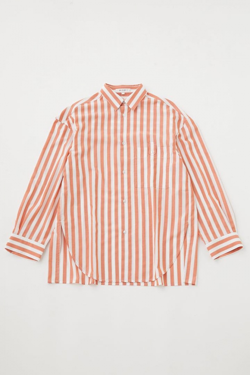 Dámské Košile Moussy Candy Stripe Oranžové | OUI5654DJ