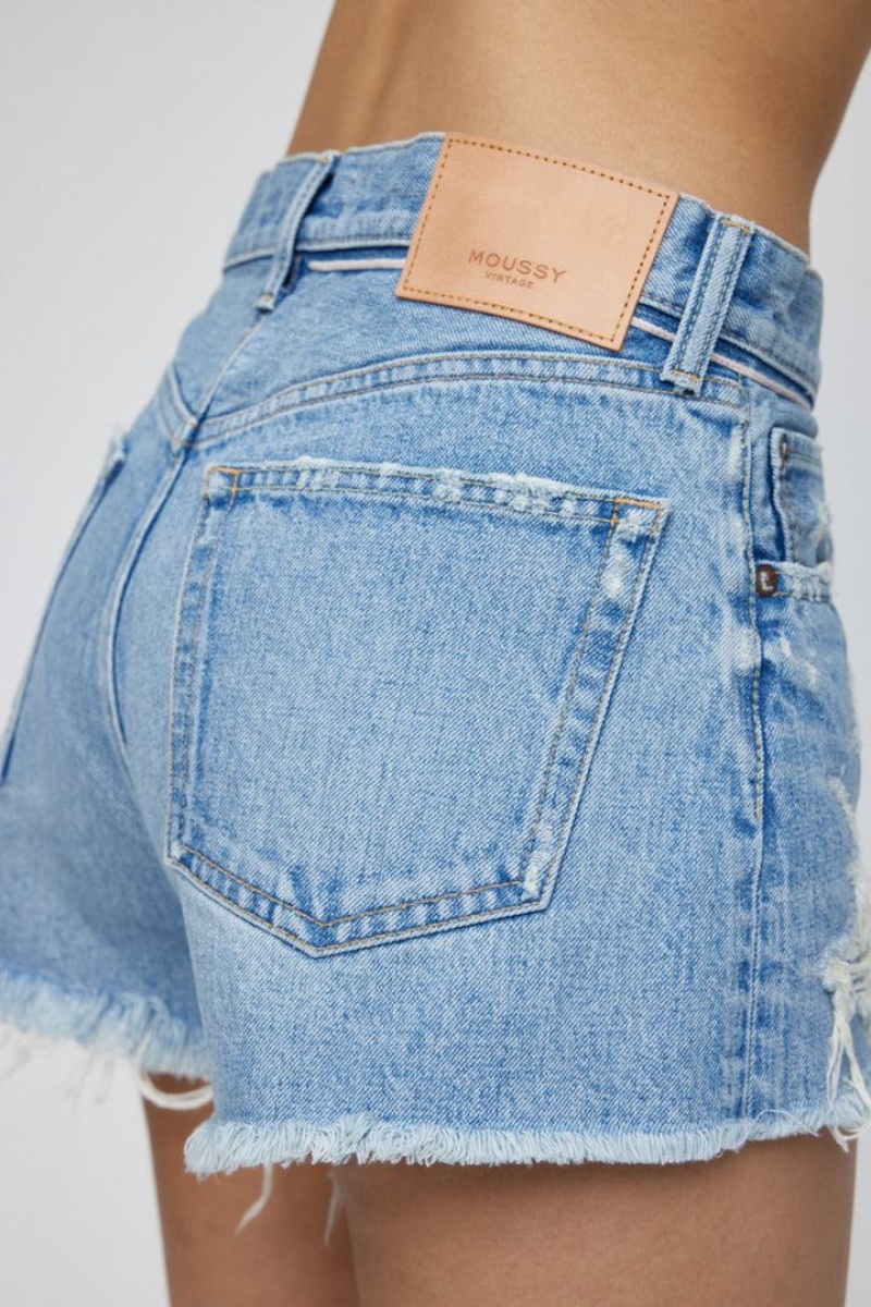 Dámské Kraťasy Moussy Vintage Newfane Světle Blankyt | ODK632TL