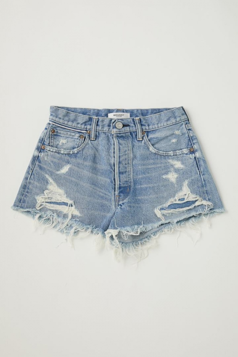 Dámské Kraťasy Moussy Vintage Newfane Světle Blankyt | ODK632TL