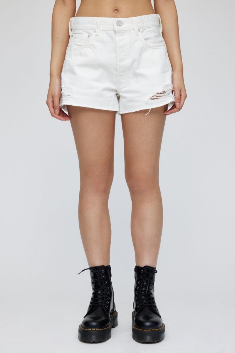 Dámské Kraťasy Moussy Vintage Ransomville Bílé | LTA9229UC