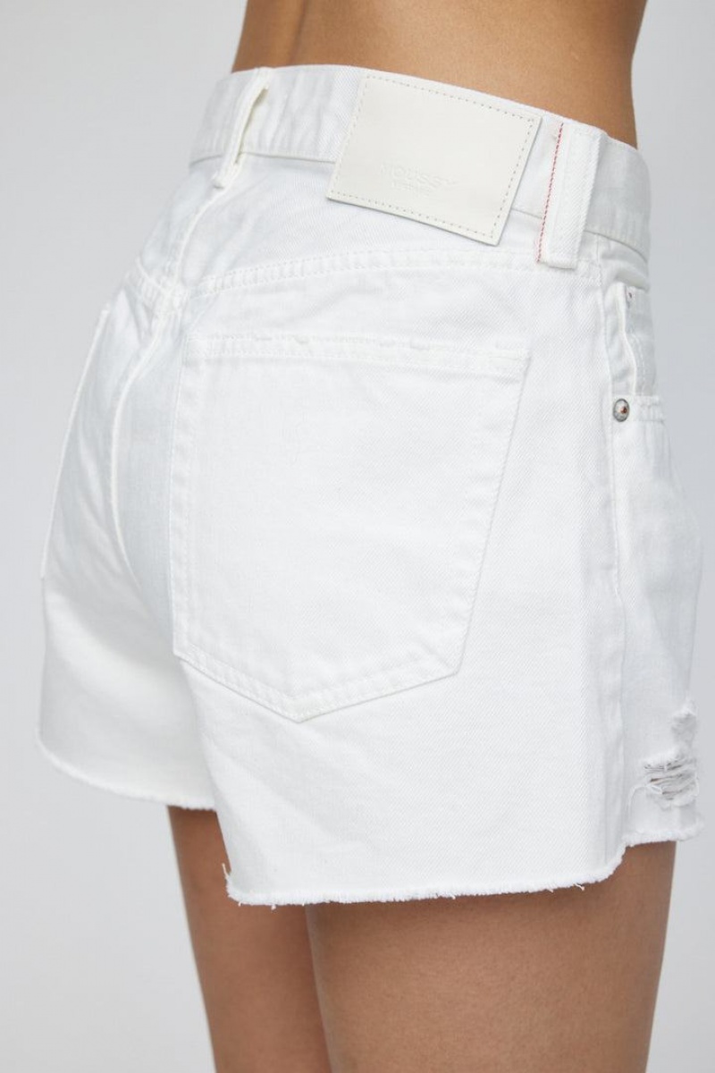 Dámské Kraťasy Moussy Vintage Ransomville Bílé | LTA9229UC