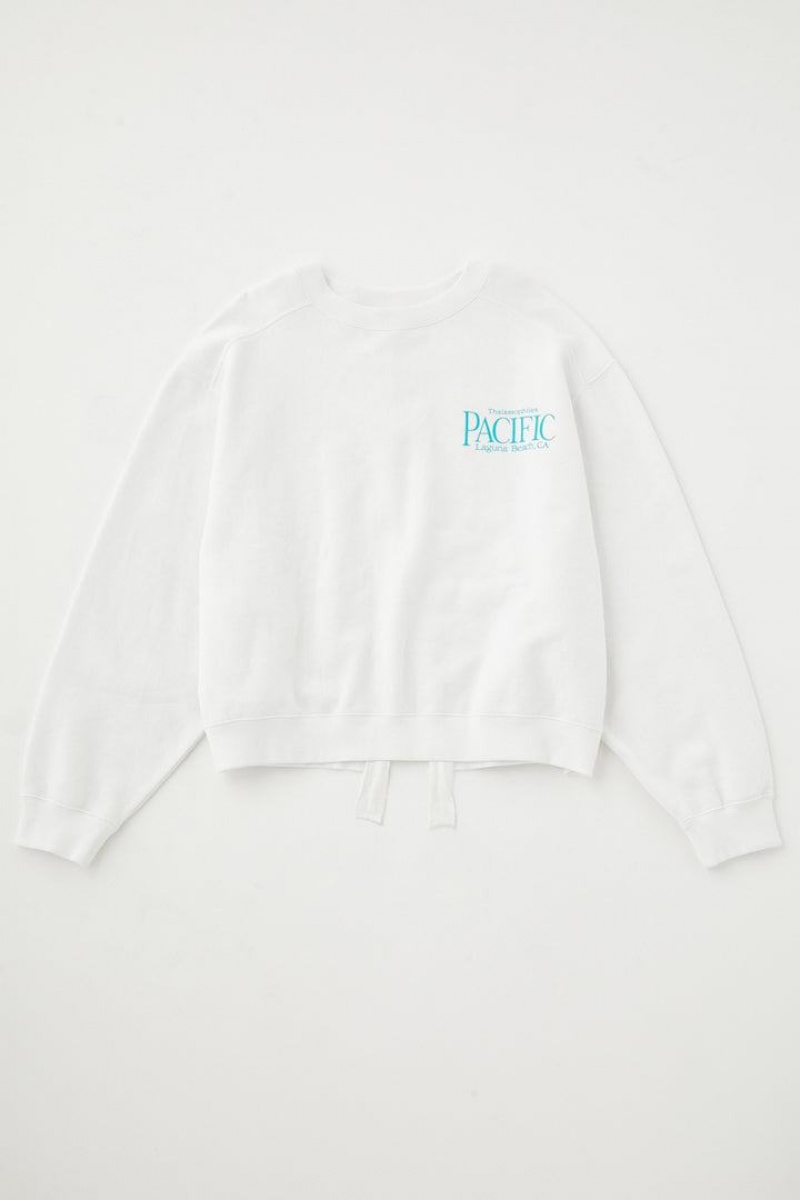 Dámské Mikiny Moussy Back Slit Bílé | MXM1257OH