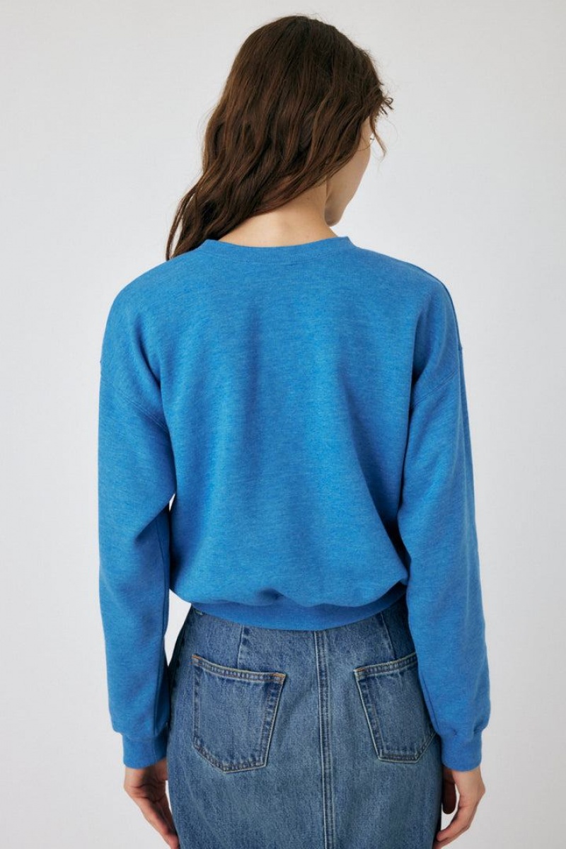 Dámské Mikiny Moussy Metallic Logo Blankyt | RPC3283FN