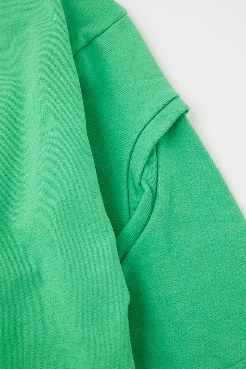 Dámské Mikiny Moussy Open Sleeve Světle Zelene | GVA4718CY