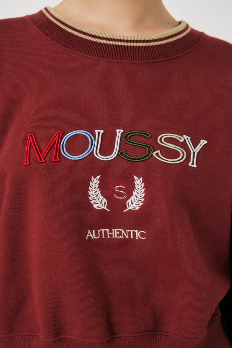 Dámské Mikiny Moussy Outline Červené | PIK266KA