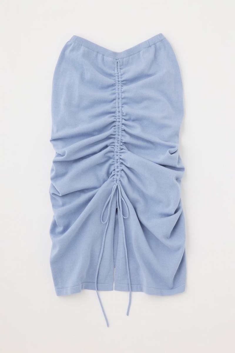 Dámské Sukně Moussy Gathering Knit Blankyt | NFG288FW