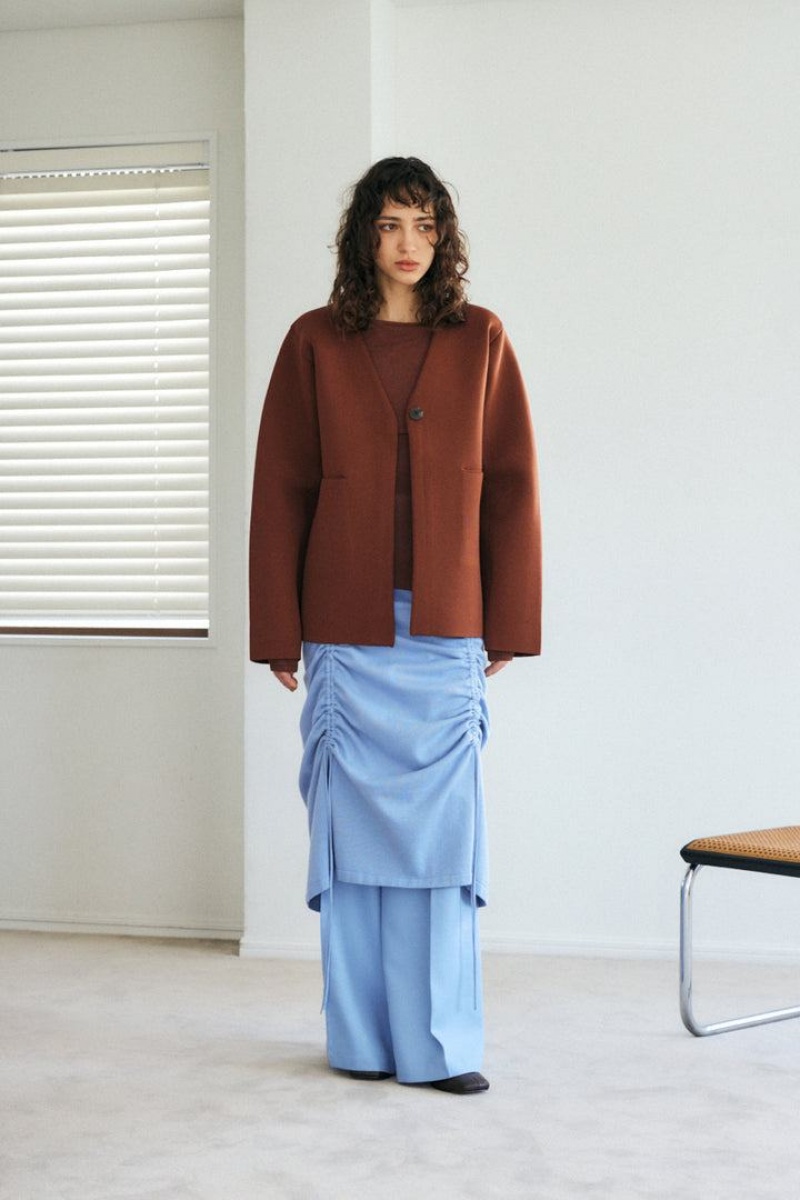Dámské Sukně Moussy Gathering Knit Blankyt | NFG288FW