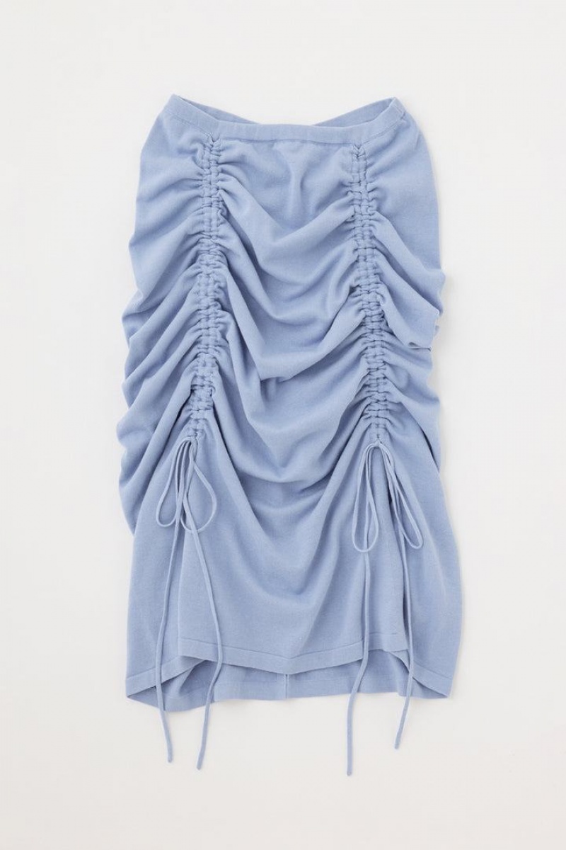 Dámské Sukně Moussy Gathering Knit Blankyt | NFG288FW