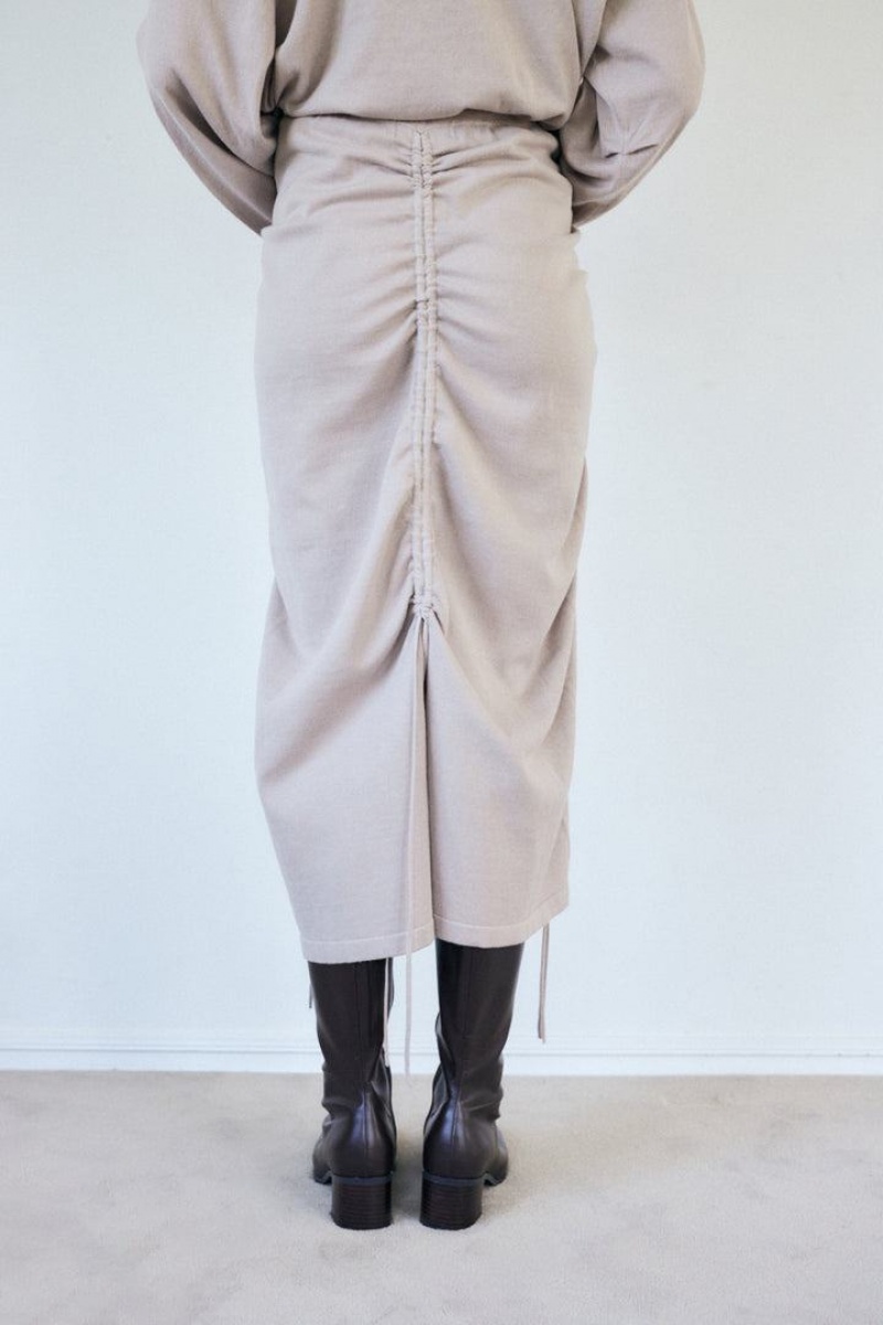 Dámské Sukně Moussy Gathering Knit Šedé | YWZ10075LT