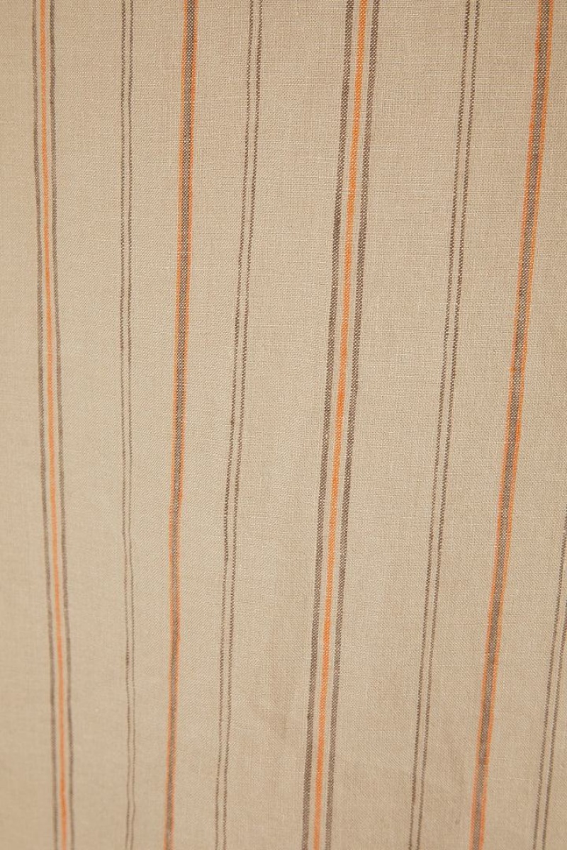 Dámské Sukně Moussy Linen Pruhovaný Wrap Hnědožlutý | TIE2430JG