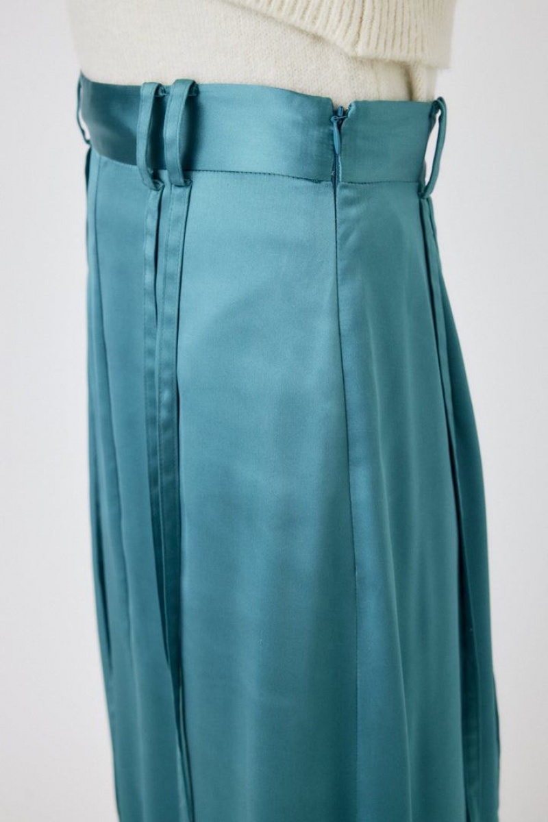 Dámské Sukně Moussy Satin Flare Světle Zelene | RKC4462TR