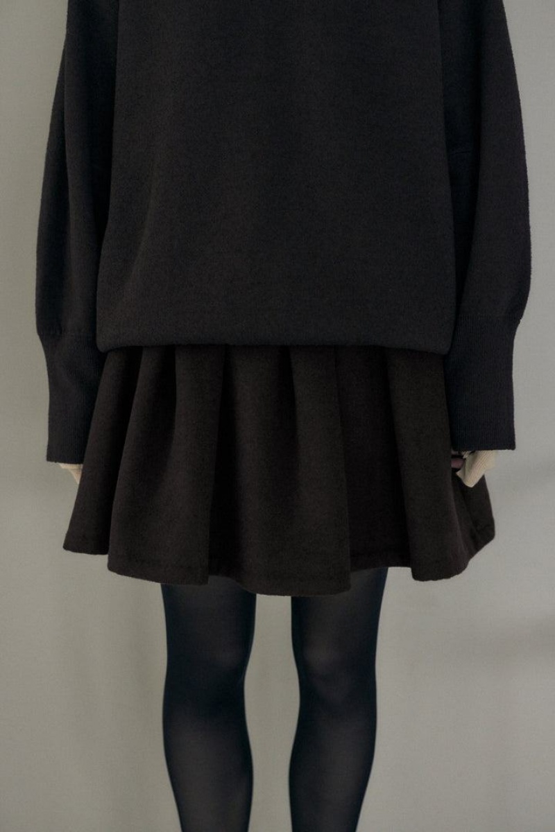 Dámské Sukně Moussy Tuck Mini Hnědé | ZIP9149RL