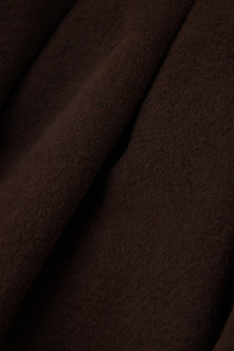 Dámské Sukně Moussy Tuck Mini Hnědé | ZIP9149RL