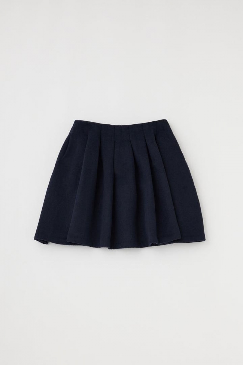 Dámské Sukně Moussy Tuck Mini Tmavě Blankyt | BXG3449RZ