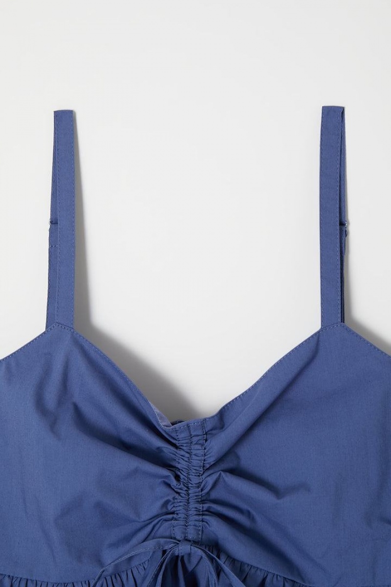 Dámské Tílko Moussy Front Gather Bustier Světle Blankyt | JPF7810DJ