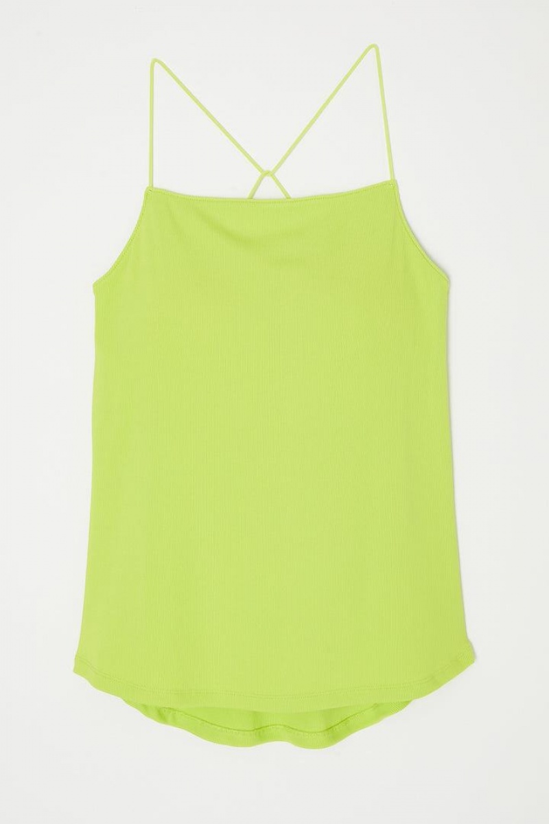 Dámské Tílko Moussy Narrow Páskové Camisole Zelene | WTZ933MZ