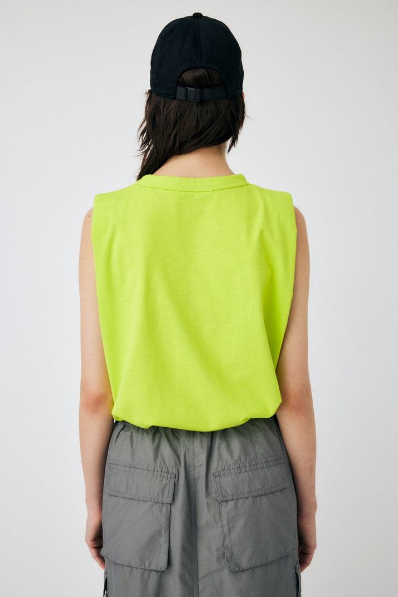 Dámské Tílko Moussy Polstrovaný Shoulder Světle Zelene | FMO5680DW