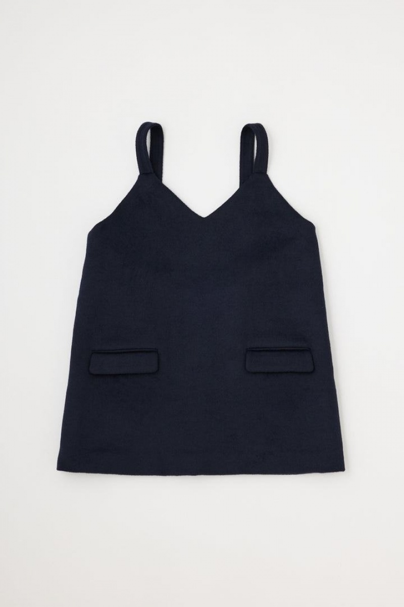 Dámské Šaty Moussy Cami Tmavě Blankyt | QUV3540SK
