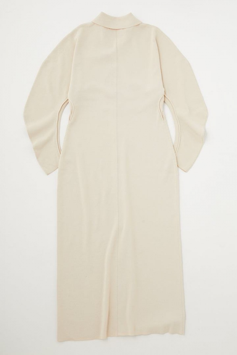 Dámské Šaty Moussy Curve Sleeve Knit Béžový | KVZ2786AY