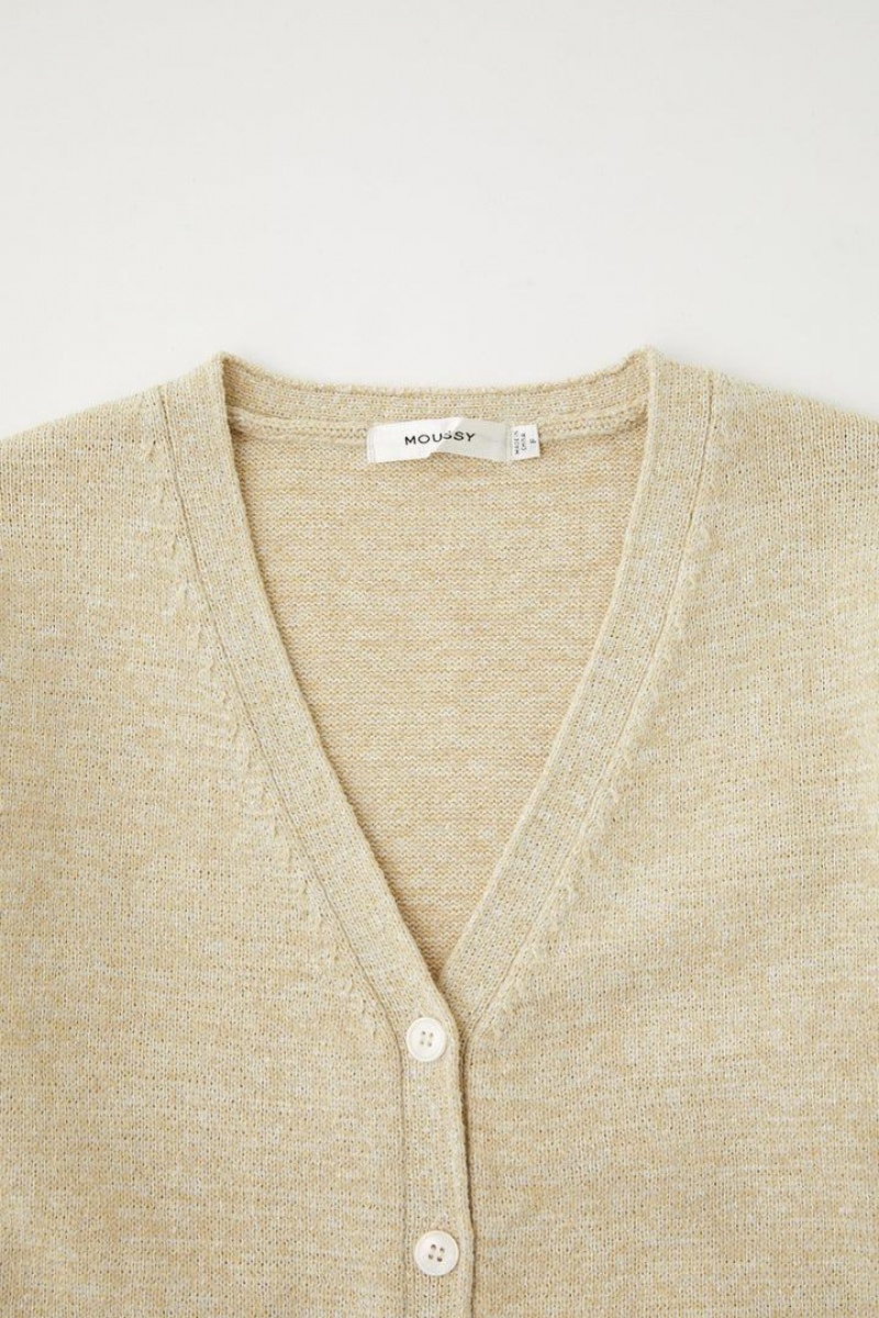 Dámské Šaty Moussy Mix Color Long Hnědožlutý | MHJ3212HW