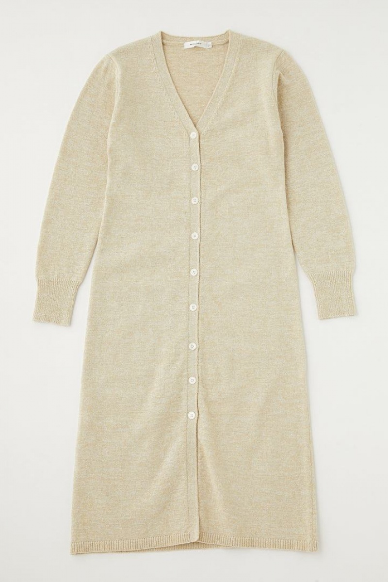 Dámské Šaty Moussy Mix Color Long Hnědožlutý | MHJ3212HW