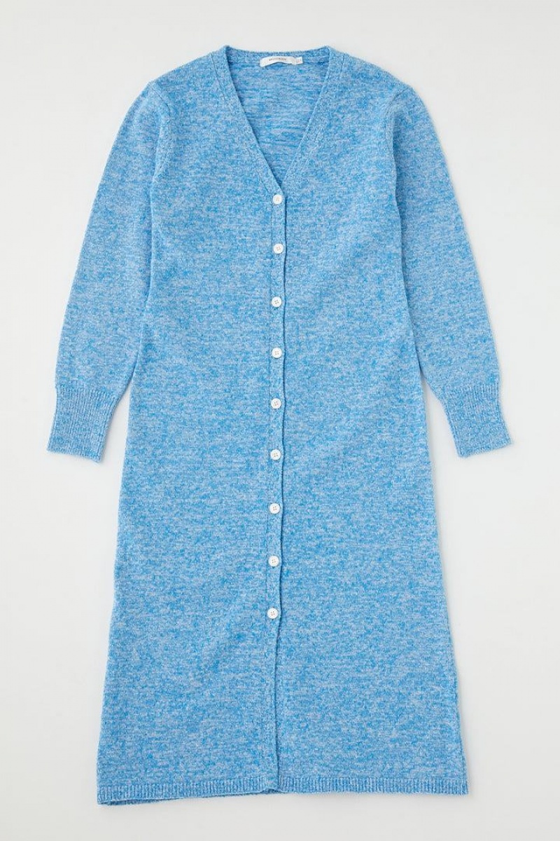 Dámské Šaty Moussy Mix Color Long Světle Blankyt | DBD939IE