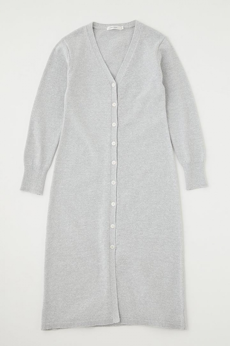Dámské Šaty Moussy Mix Color Long Šedé | LMV1314VH