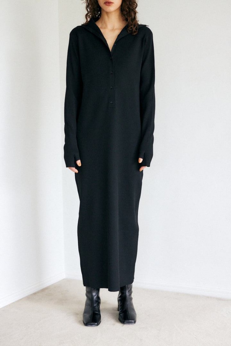 Dámské Šaty Moussy Turtle Knit Černé | LMU6497CL