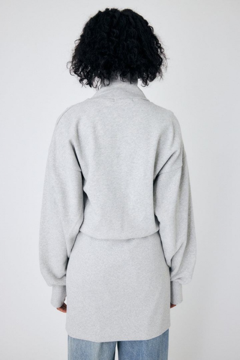Dámské Šaty Moussy Zip Up Mini Tmavě Šedé | XOJ8739LU